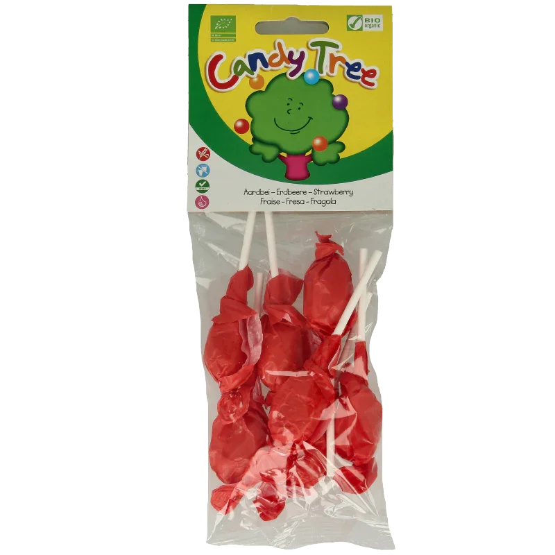Candy Tree Aardbeiknotsen bio 7 Stuks