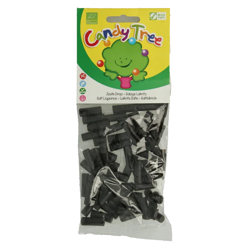 Candy Tree Dropjes zout glutenvrij bio 100 Gram