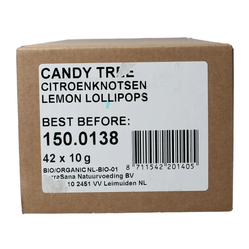 Candy Tree Citroenknotsen navul bio 42 Stuks