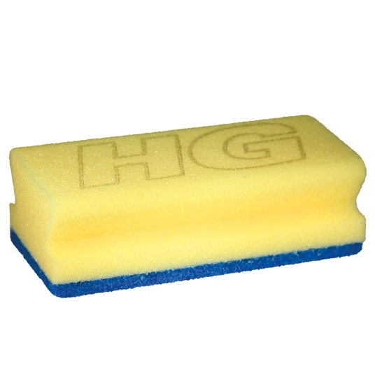 HG Sanitairspons blauw/geel 1 Stuks