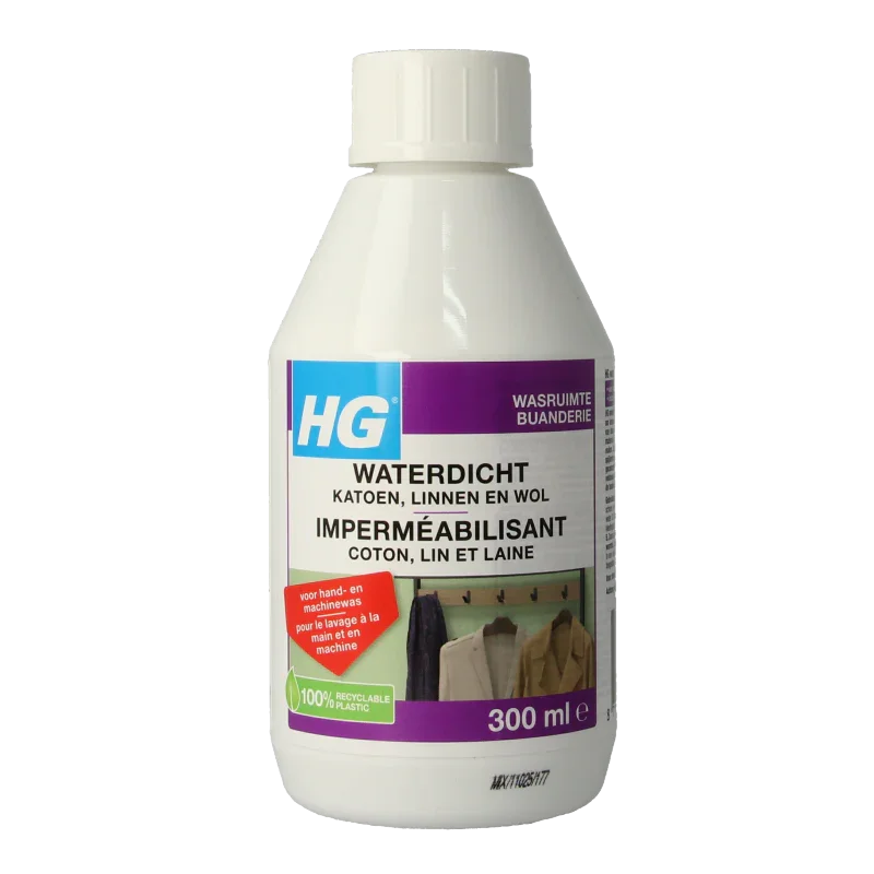 HG Waterdicht katoen linnen wol 300 Milliliter