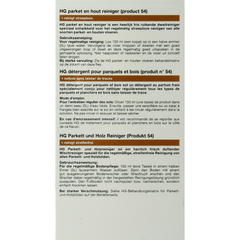 HG Parketreiniger 1 Liter