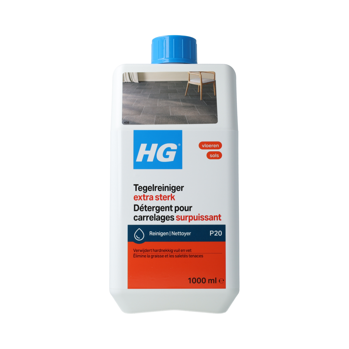 HG Tegelreiniger extra sterk 1.00 Liter
