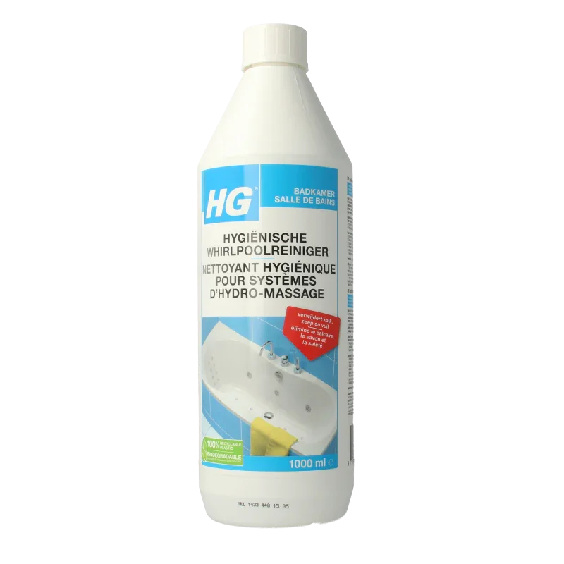HG Hygienische whirlpool reiniger 1 Liter