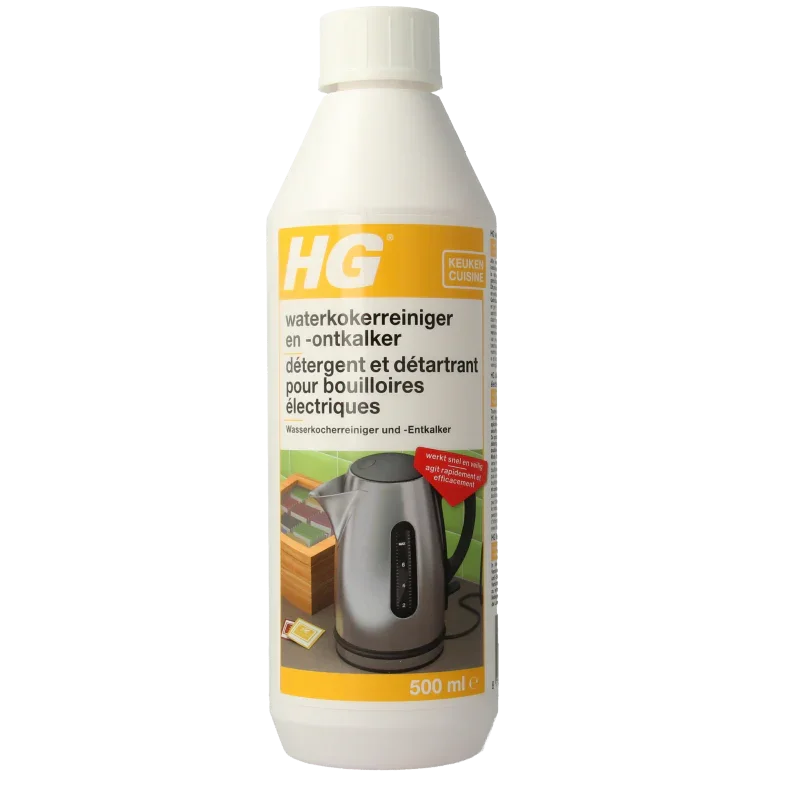 HG Waterkokerreiniger en -ontkalker 500 Milliliter