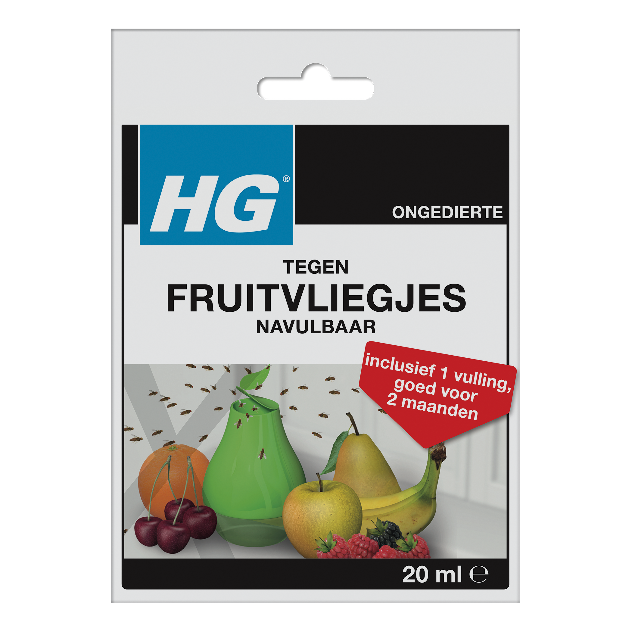 HG X fruitvliegjesval 20.00 Milliliter