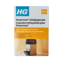 HG Reinigingscups Nespresso machine 6.00 Stuks