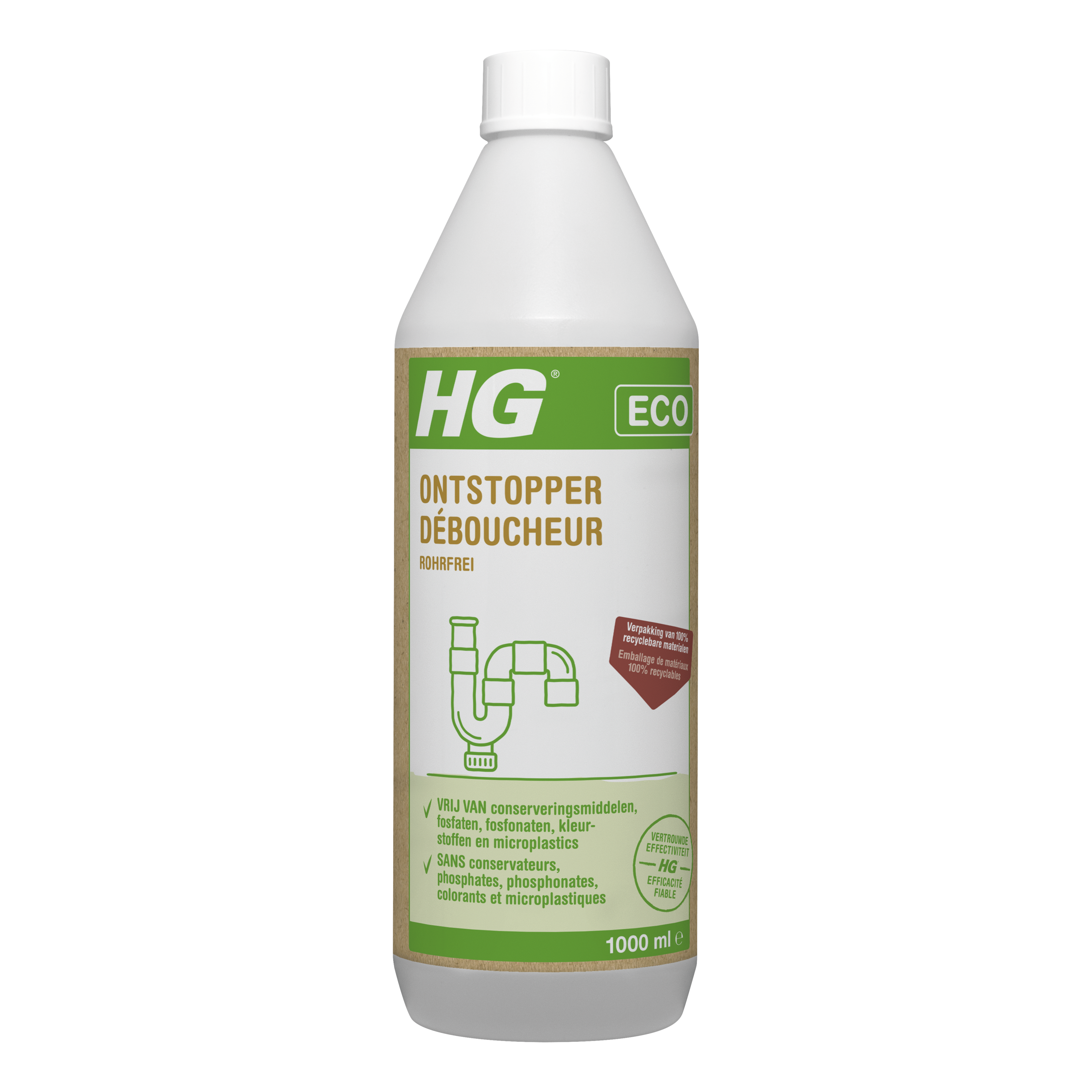 HG Eco ontstopper 1 Liter