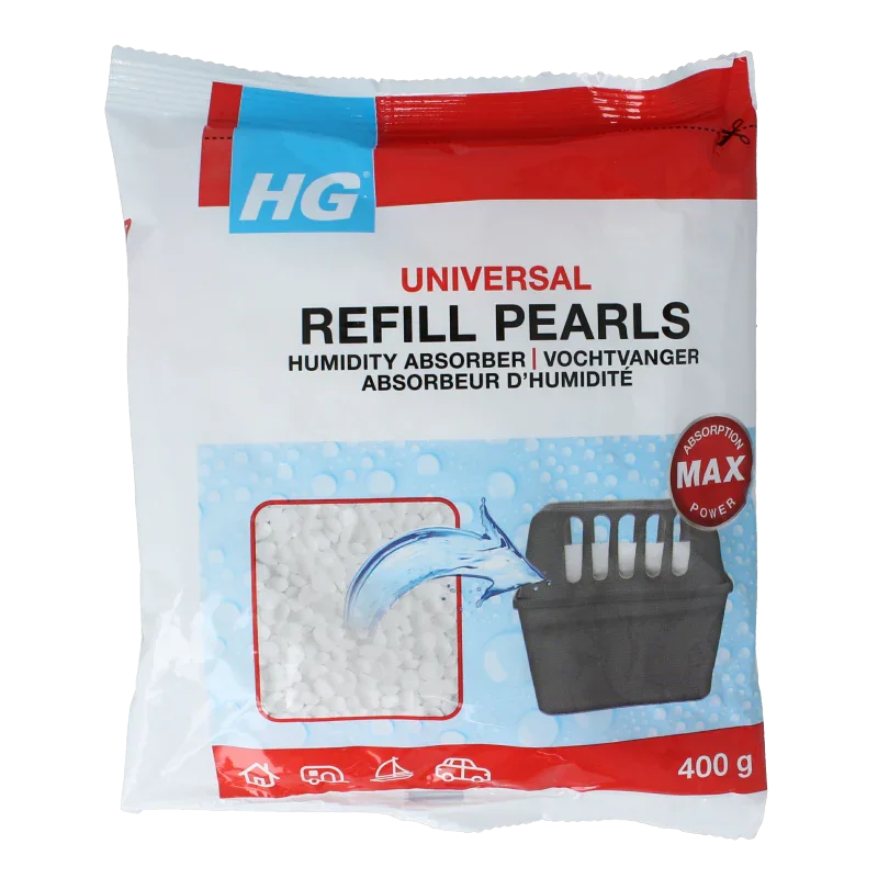 HG Refill pearls vochtvanger 400 Gram