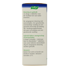 A Vogel Crataegus + valeriaan tabletten 80.00 Tabletten