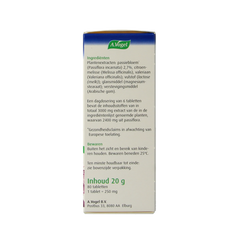 A Vogel Passiflora rustgevende tabletten 80.00 Tabletten