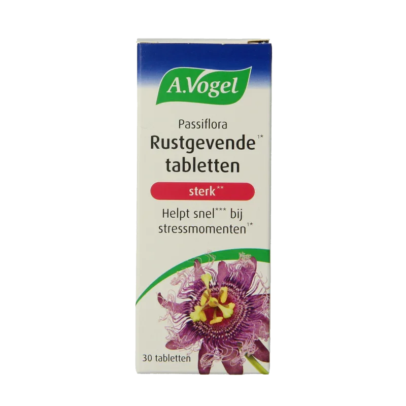 A Vogel Passiflora rustgevende tabletten sterk 30 Tabletten