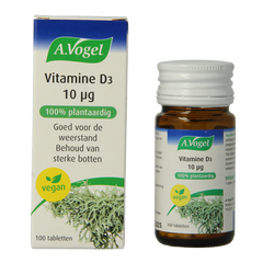 A Vogel Vitamine D3 10ug 100 Tabletten