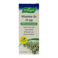 A Vogel Vitamine D3 25ug 100 Tabletten