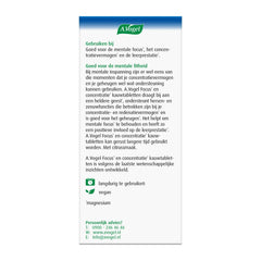 A Vogel Focus en concentratie 28 Kauwtabletten