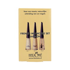 Herome French manicure set salmon 3 x 10ml 1 Stuks