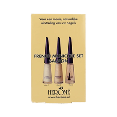 Herome French manicure set salmon 3 x 10ml 1 Stuks