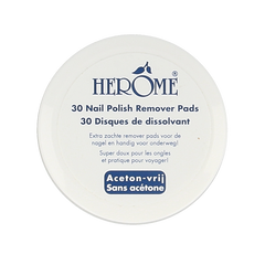 Herome Nagel caring remover pad 30.00 Stuks