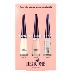 Herome French manicure set pink 3 x 10ml 1.00 Set