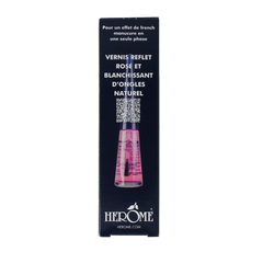 Herome Natural nail whitener pink glow 10 Milliliter