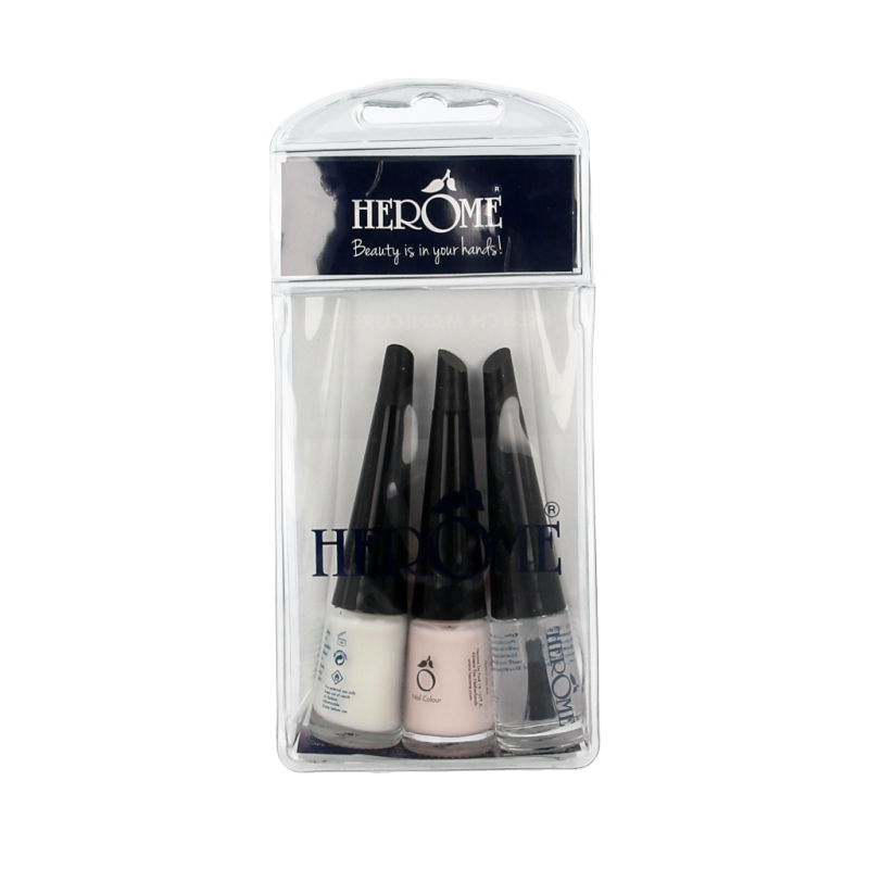 Herome French manicure set mini 3 x 4 ml 1 Set