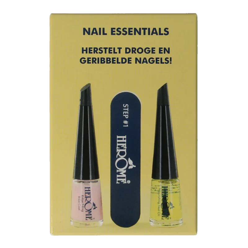 Herome Essentials set voor droge & geribbelde nagels 1 Set