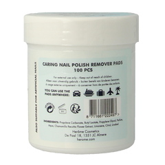 Herome Nagellak remover pads caring 100 Stuks