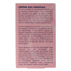 Herome Essentials set voor zeer beschadigde nagels 1 Set