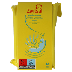 Zwitsal Goedemorgen vochtige washandjes 20.00 Stuks