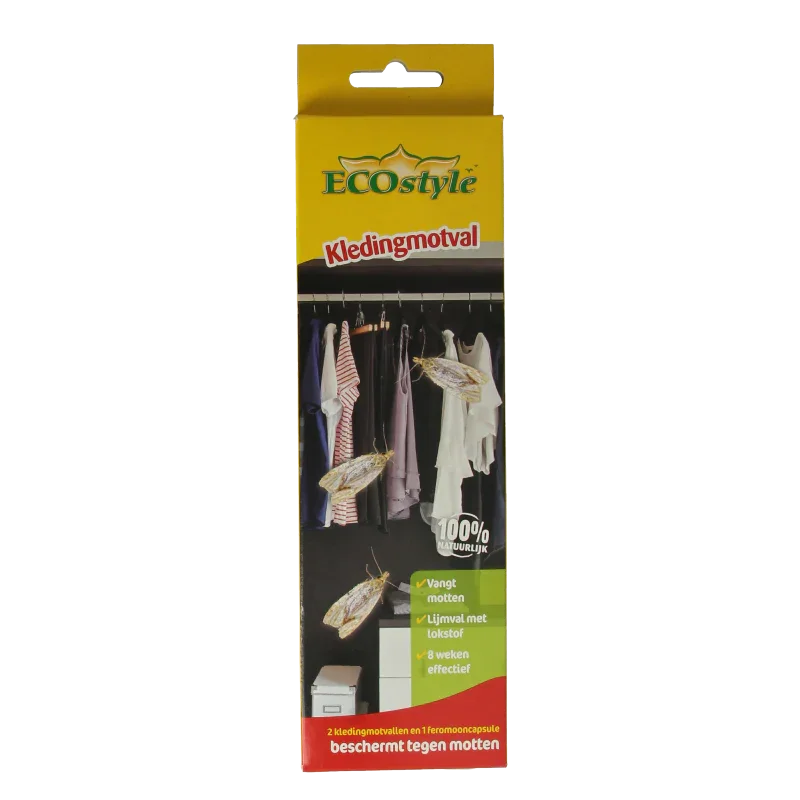 Ecostyle Kledingmotval 4 Stuks