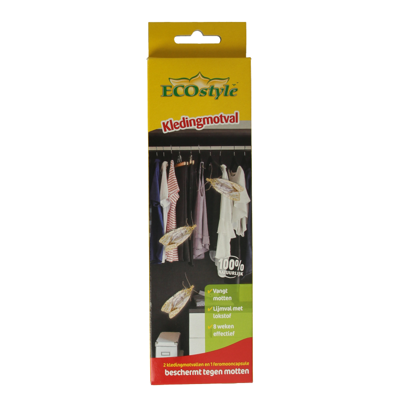 Ecostyle Kledingmotval 4 Stuks