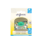 Difrax Fopspeen natural 0-6 maanden assorti 1.00 Stuks
