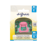 Difrax Fopspeen natural 6+ maanden met ring 1 Stuks