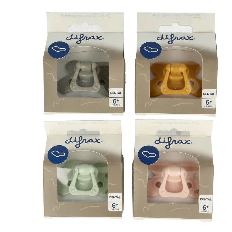 Difrax Fopspeen dental 6+ maanden met ring 1 Stuks