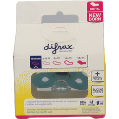 Difrax Fopspeen mini newborn dental 1 Stuks