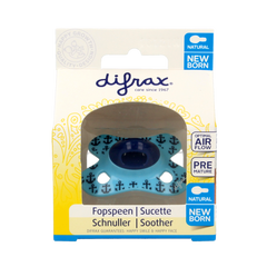 Difrax Fopspeen natural newborn 1.00 Stuks