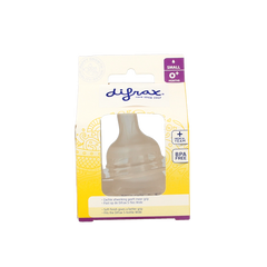 Difrax Flesspeen soft breed small 2 Stuks