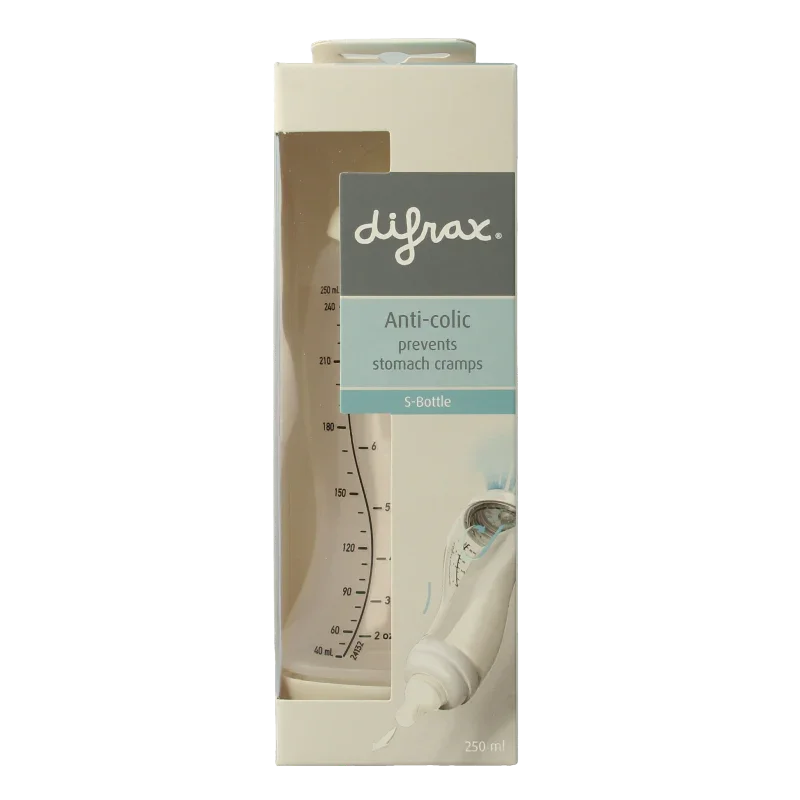 Difrax S-fles groot assorti natural 250ml 1 Stuks