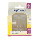 Difrax Flesspeen soft breed medium 2 Stuks