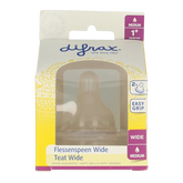 Difrax Flesspeen soft breed medium 2 Stuks