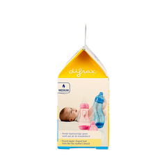 Difrax Flesspeen medium natural 2.00 Stuks