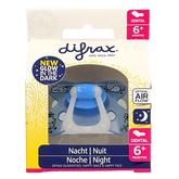 Difrax Fopspeen dental 6+ maanden glow in the dark 1 Stuks