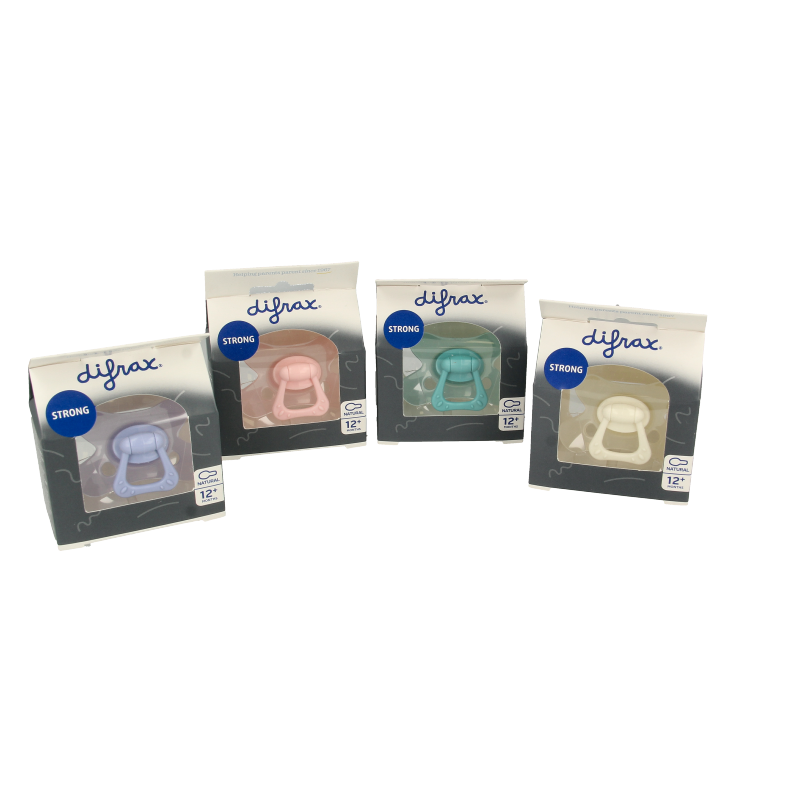 Difrax Fopspeen natural 12+ maanden assorti 1 Stuks