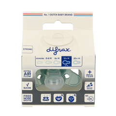 Difrax Fopspeen natural 12+ maanden assorti 1 Stuks