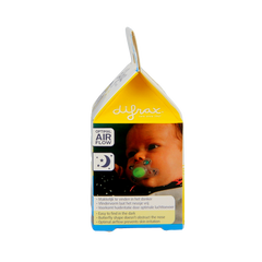 Difrax Fopspeen natural 0-6 maanden nacht 1 Stuks