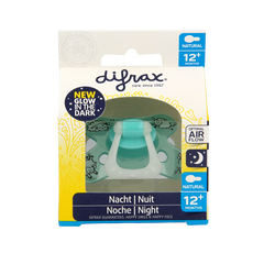 Difrax Fopspeen natural 12+ maanden nacht 1 Stuks