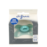 Difrax Fopspeen natural 0-6 maanden ocean 1 Stuks