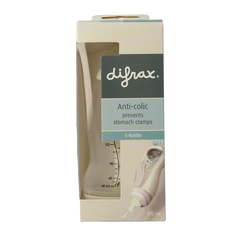 Difrax S-Fles natural creme 170ml 1 Stuks
