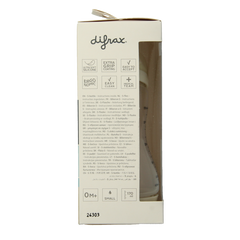 Difrax S-Fles natural creme 170ml 1 Stuks