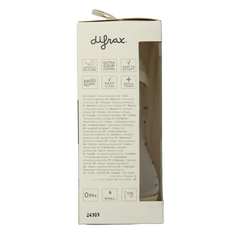 Difrax S-Fles natural creme 170ml 1 Stuks
